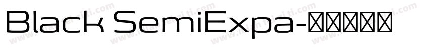 Black SemiExpa字体转换